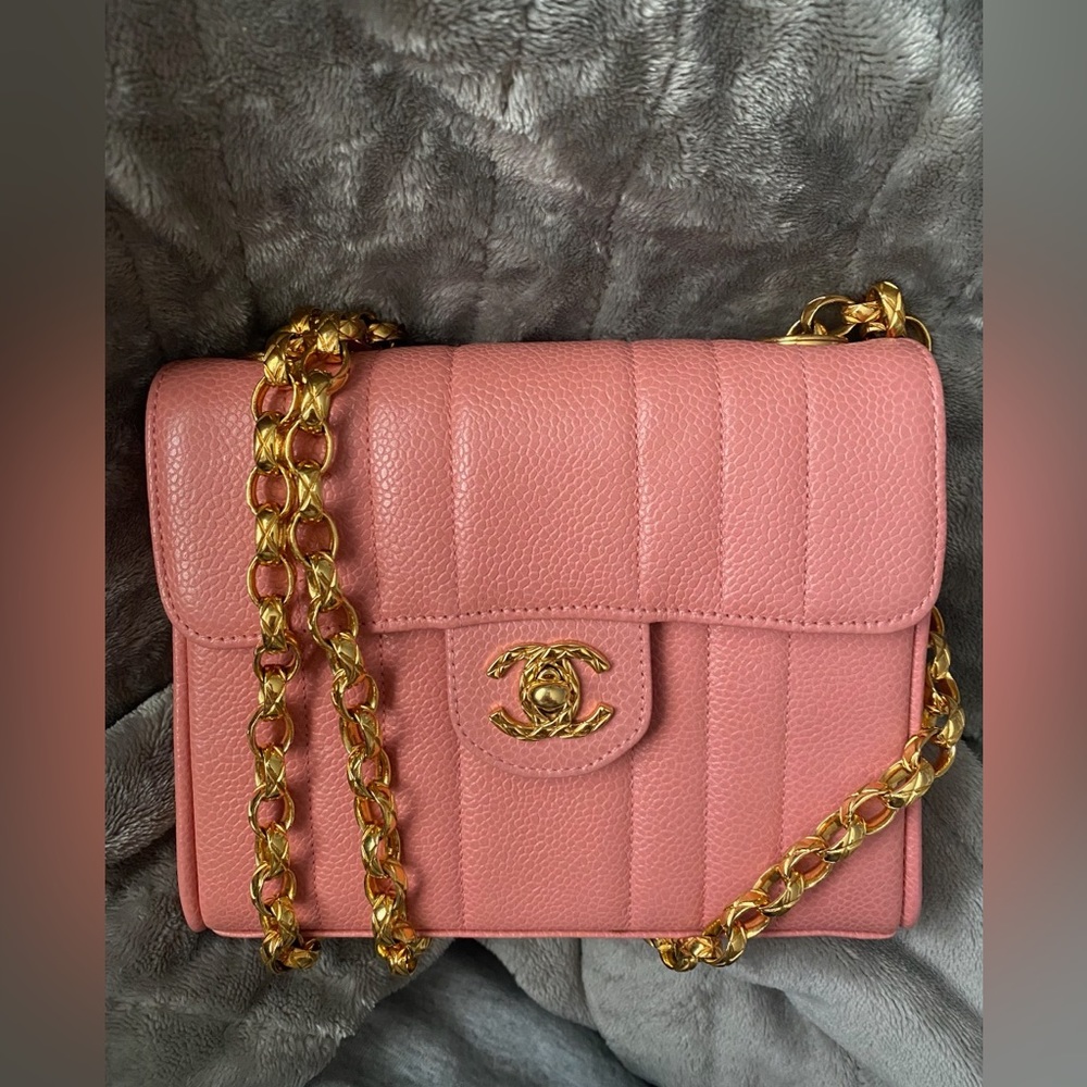 Chanel mini square caviar RARE